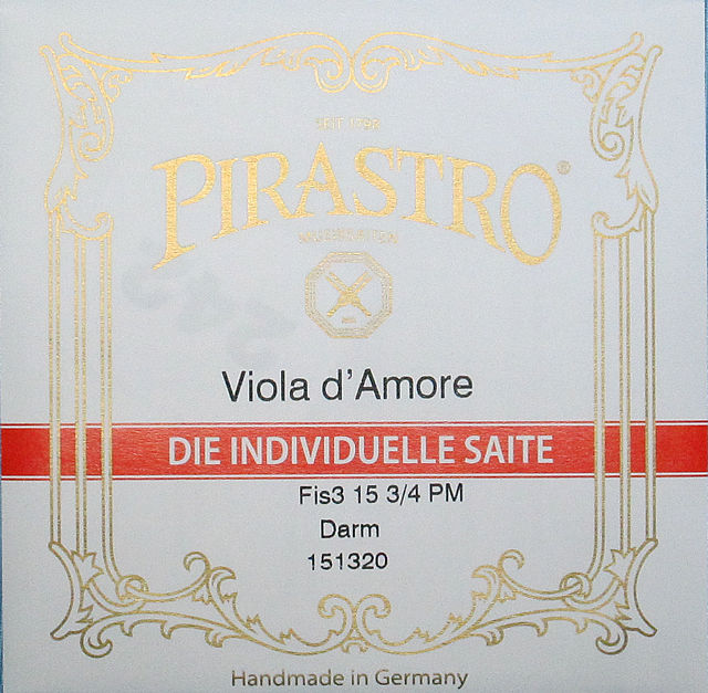 Fis3 #1513 PIRASTRO VIOLA D'AMORE ピラストロ ヴィオラ・ダ・モーレ弦 Fis3