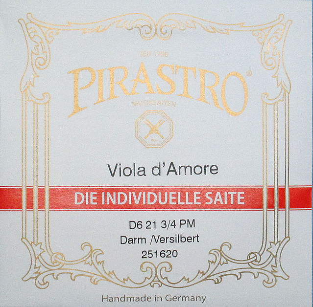 D6 #2516 PIRASTRO VIOLA D'AMORE ピラストロ ヴィオラ・ダ・モーレ弦 D6