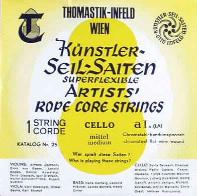 チェロ弦・スーパーフレキシブル A線 25 THOMASTIK INFELD SUPERFLEXIBLE Cello