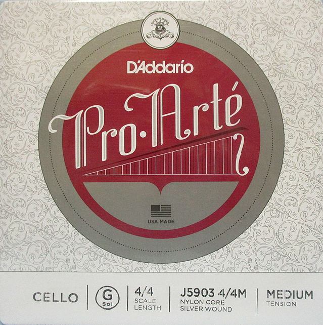 `F vAe G J5903 D'Addario ProEArte Cello G-J5903