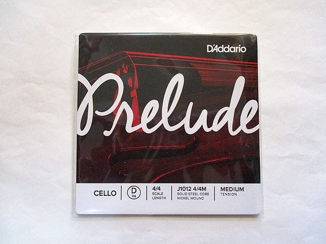 チェロ弦 プレリュード D線 J1012 D'Addario Prelude Cello