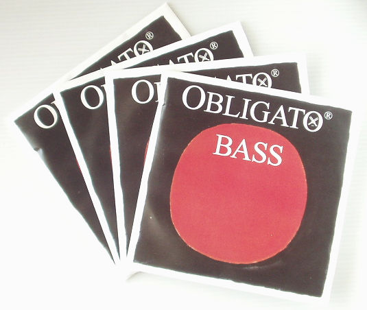 コントラバス弦セット ピラストロ オブリガート PIRASTRO OBLIGATO Bass set