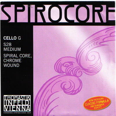 チェロ弦 スピロコア G線 S28(4/4) THOMASTIK SPIROCORE Cello