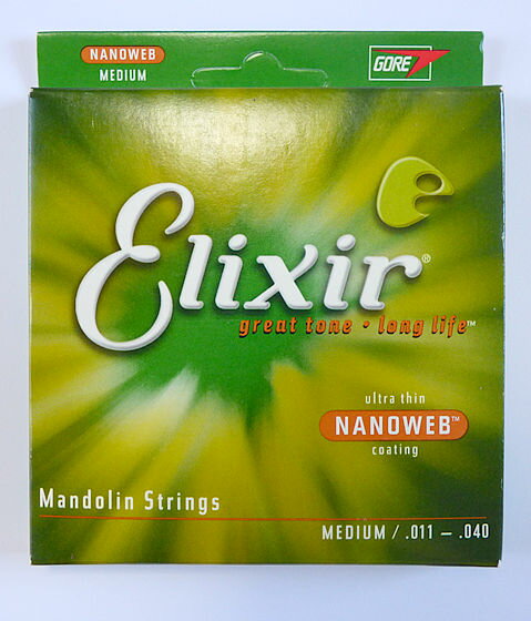 ��ʬ�ò� �ޥ�ɥ�� Elixir NANOWEB Mandolin Strings set Medium