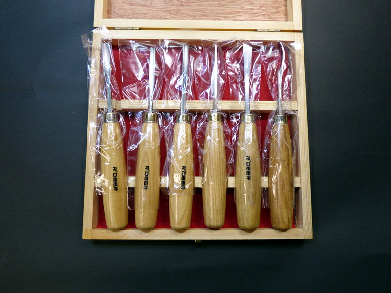 R’DEER Chisel 6P set 木工用 ノミ 6本セット