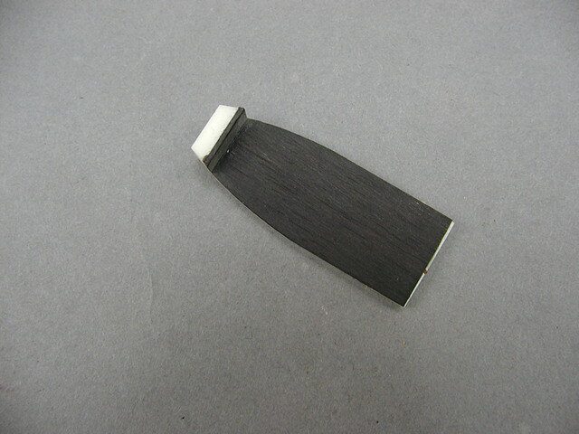 Cello Bow Tip Bone with Ebony Lining