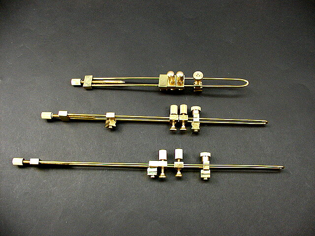 Crack Clamp Set Set of 3　バイオリン用 Made of brass 真鍮製の修理用クランプ3本セット