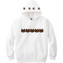 猫パーカー ねこガーランドパーカー全3色 プリントカラー各2色 綿素材パーカー プレゼント ネコパーカー 肉球パーカー 猫の服 かわいいパーカー