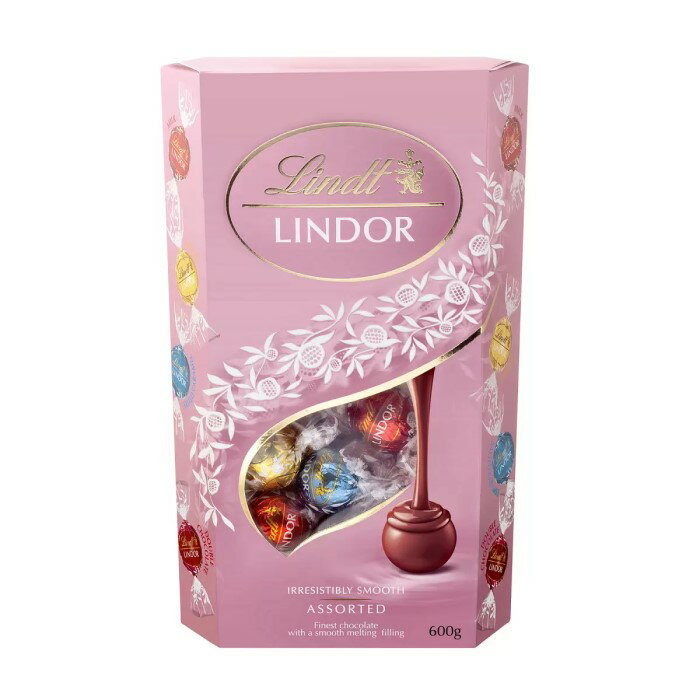 リンツ リンドール ピンク アソート Lindt Lindor Pink Assorted 600g【送料無料】