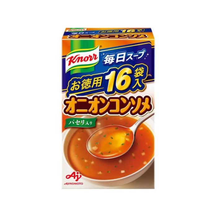 味の素 knorr クノール 毎日スープ オニオンコンソメ 【16袋入り×3個セット】【送料無料】 soku-hai-10000266 sokuhai-ソクハイ- サンプル画像2
