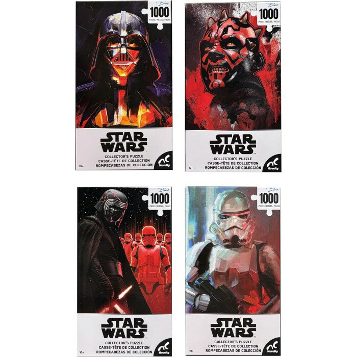 Rakuten - STAR WARS スターウォーズ ライセンス コレクターズ パズル 1000ピース ジグソーパズル 4個セット