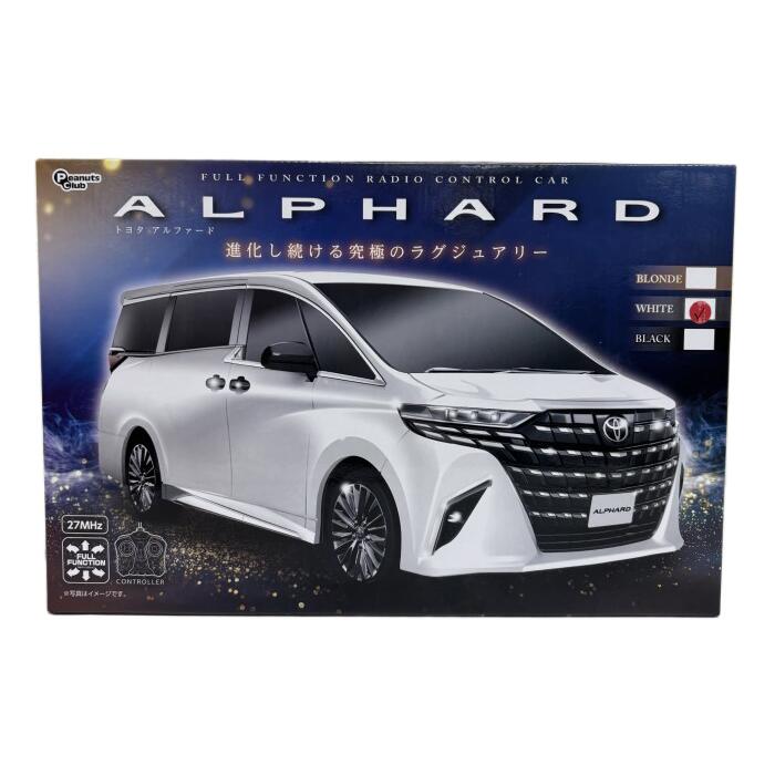 樂天商城 - ピーナッツクラブ TOYOTA ALPHARD アルファード 40系 RC ラジコンカー 【ホワイト】