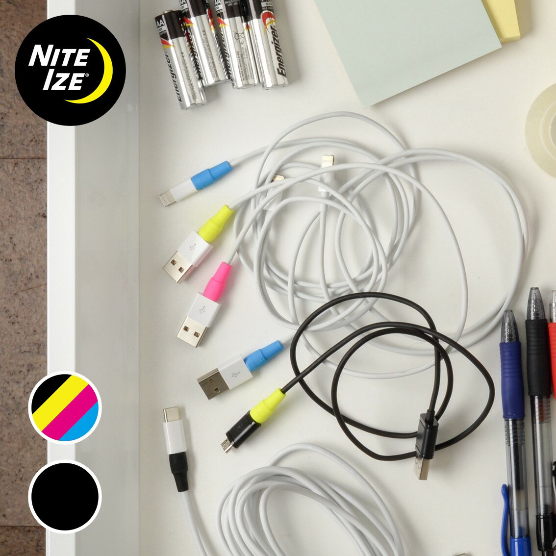 NITEIZE ナイトアイズ コードカラーID＋プロテクション 8個入り 全2色 ＜日本正規品＞
