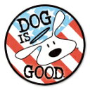 犬 ステッカー 可愛い おしゃれ dogisgood カーマグネット ロゴ パトリオット