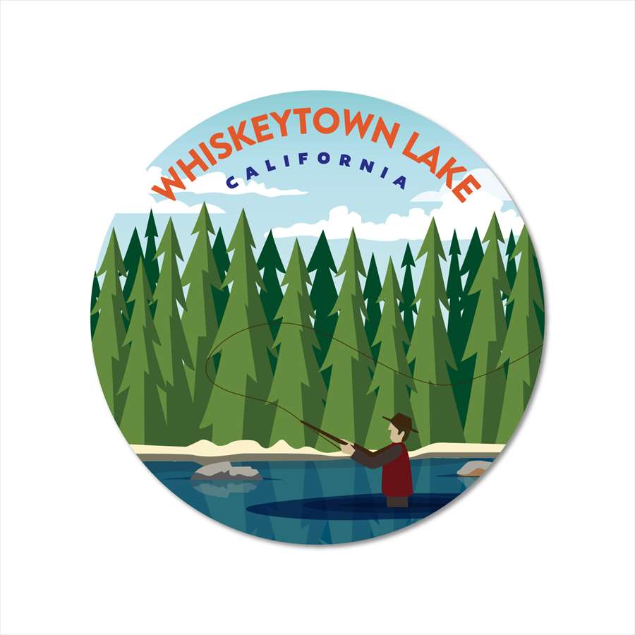 ステッカーパック(STICKER PACK) ウィスキータウンレイク フィッシング アウトドア ステッカー 耐水・..