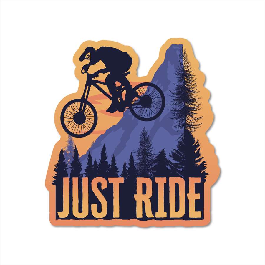 Rakuten - ステッカーパック(STICKER PACK) ジャスト ライド バイシクルスポーツ・サーフィン・自転車 ステッカー 耐水・紫外線に強い