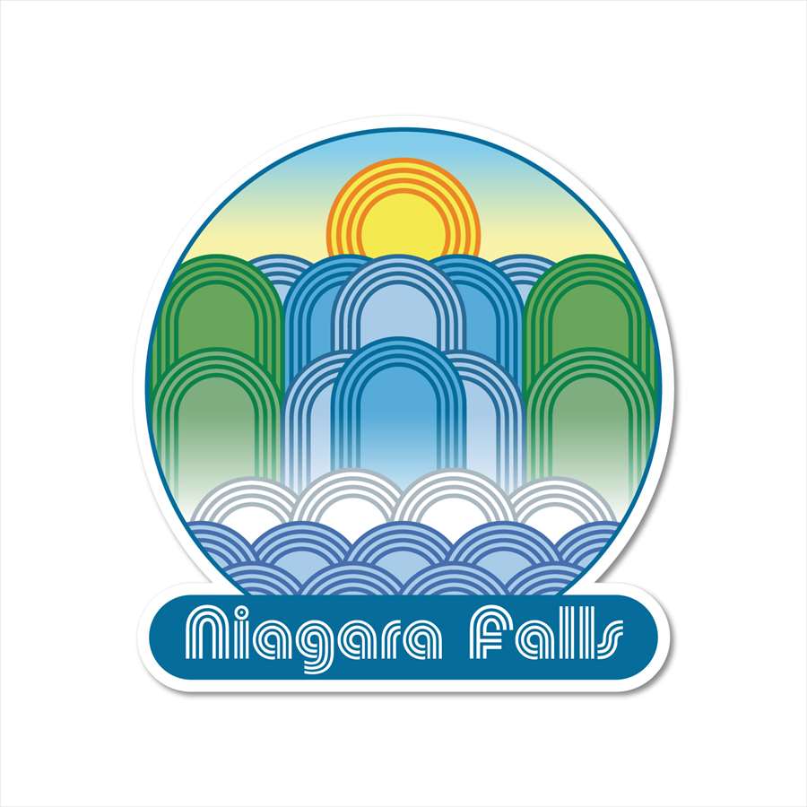 乐天商城 - ステッカーパック(STICKER PACK) ナイアガラフォールズ トラベル・旅 ステッカー 耐水・紫外線に強い
