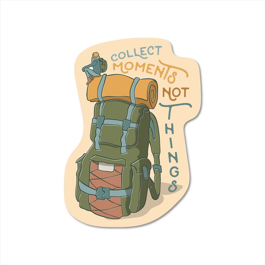 Rakuten - ステッカーパック(STICKER PACK) コレクト モーメンツ バックパック アウトドア ステッカー 耐水・紫外線に強い