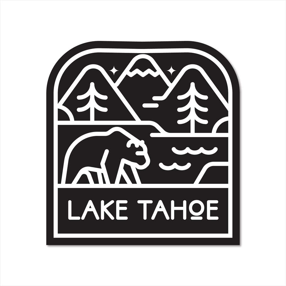 ステッカーパック(STICKER PACK) ベアー&レイクタホー アニマル ステッカー 耐水・紫外線に強いのサムネイル