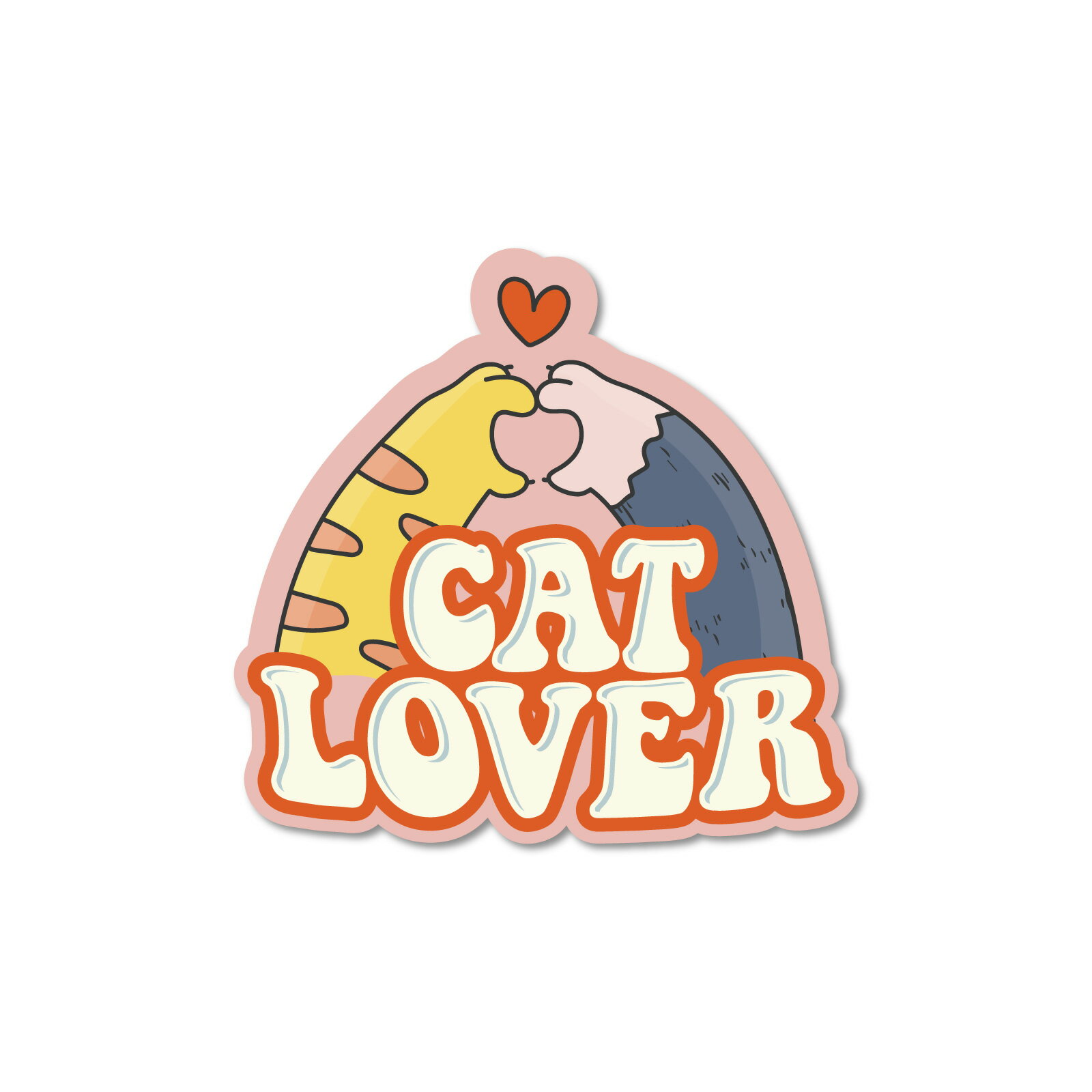 Rakuten - ステッカーパック(STICKER PACK) キャットラバーパウズ ペット ステッカー 耐水・紫外線に強い
