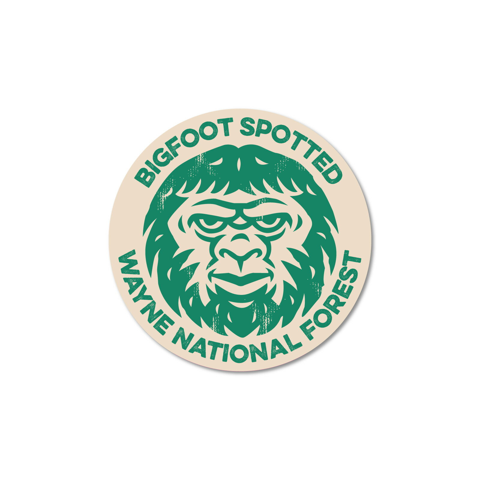 ステッカーパック(STICKER PACK) ビッグフットSpotted アニマル・未確認生物 ステッカー 耐水・紫外線..