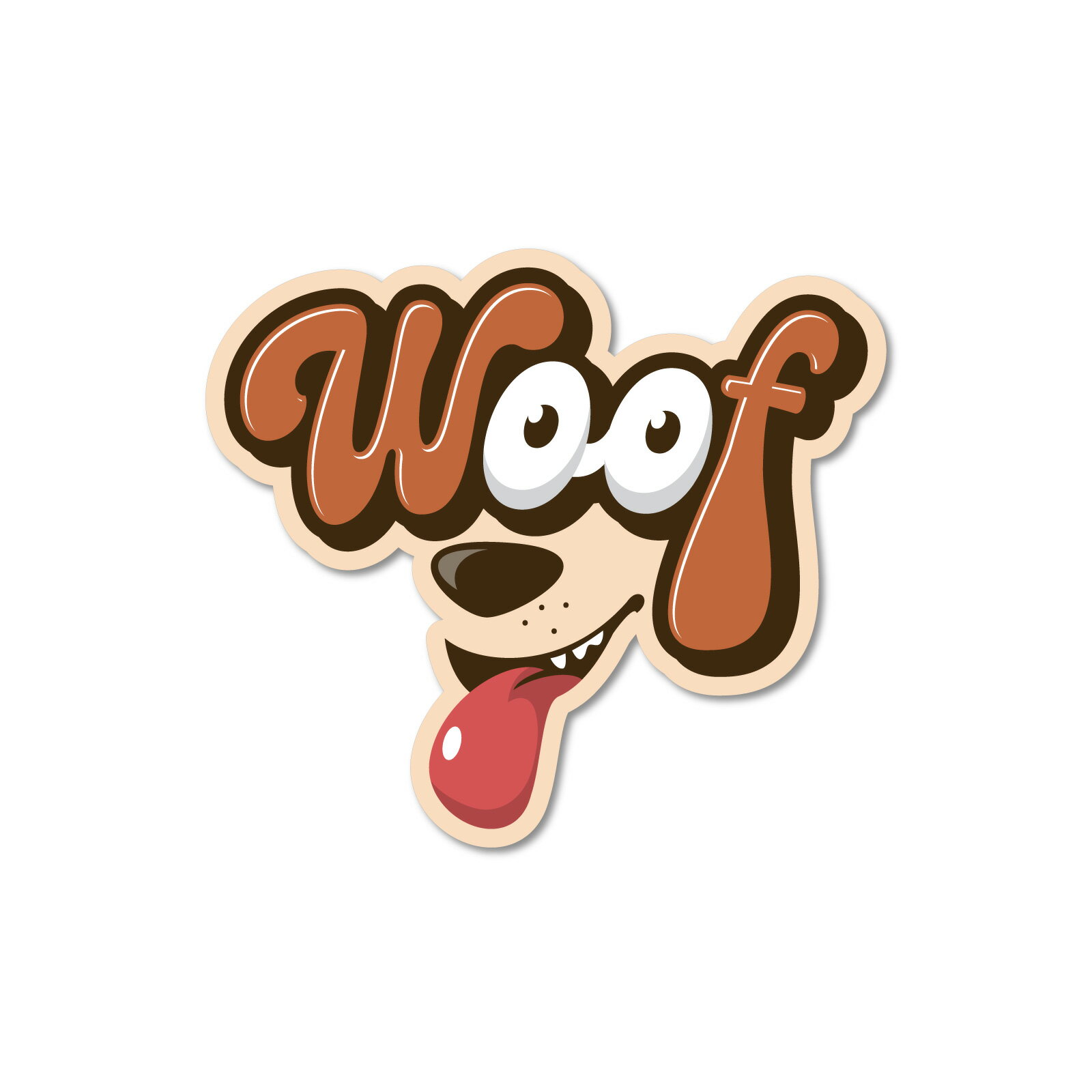 Rakuten - ステッカーパック(STICKER PACK) ウーフドッグタング ペット ステッカー 耐水・紫外線に強い