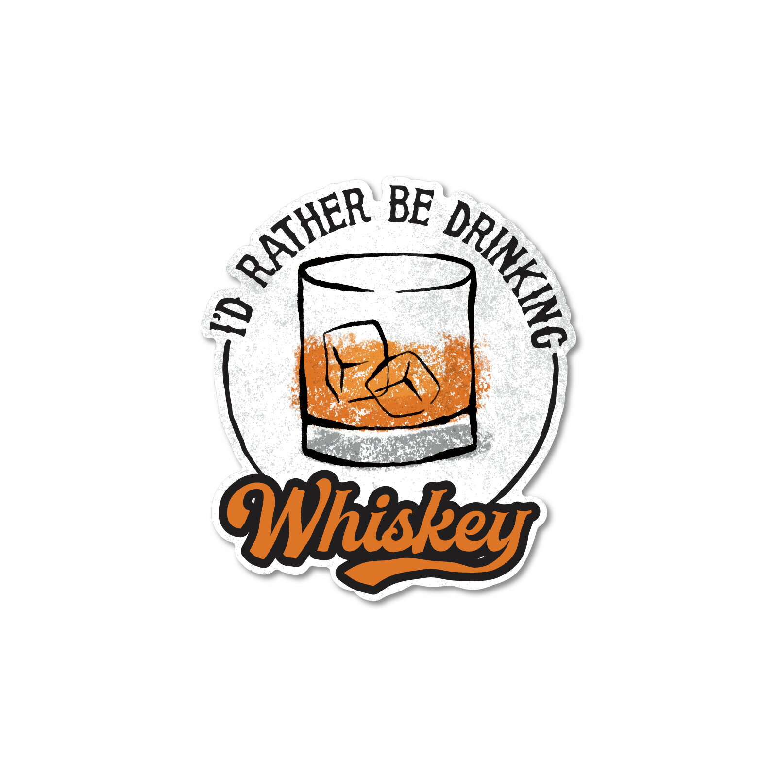 ステッカーパック(STICKER PACK) ウィスキードリンキング メッセージ ステッカー 耐水・紫外線に強い