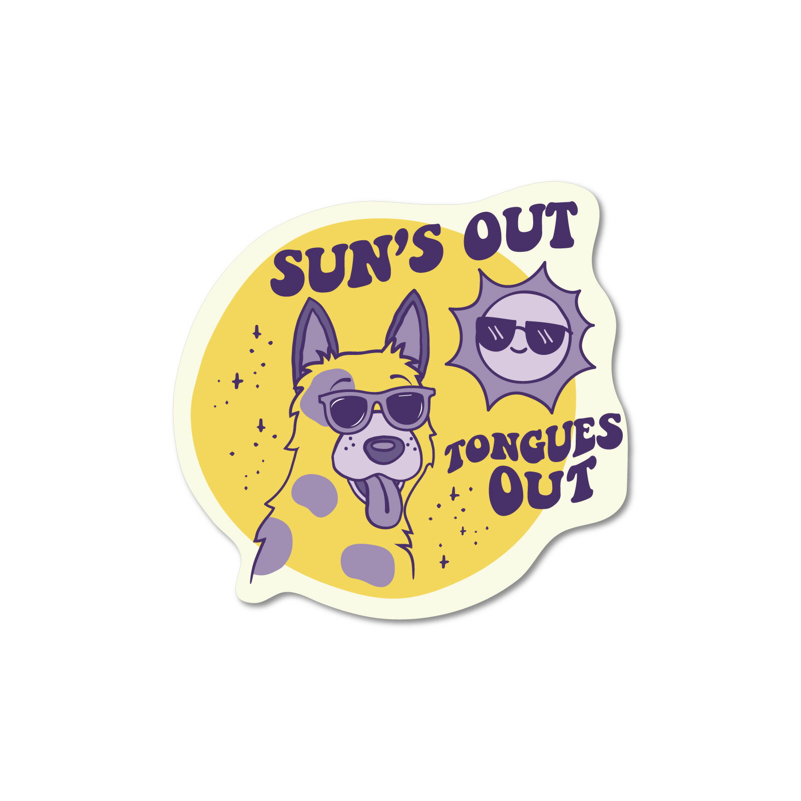 Rakuten - ステッカーパック(STICKER PACK) ドッグサンズアウト ペット ステッカー 耐水・紫外線に強い