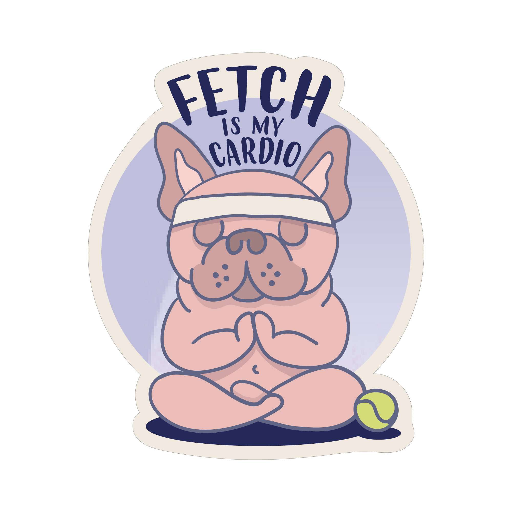 ステッカーパック(STICKER PACK) フェッチイズマイカーディオ ペット ステッカー 耐水・紫外線に強い