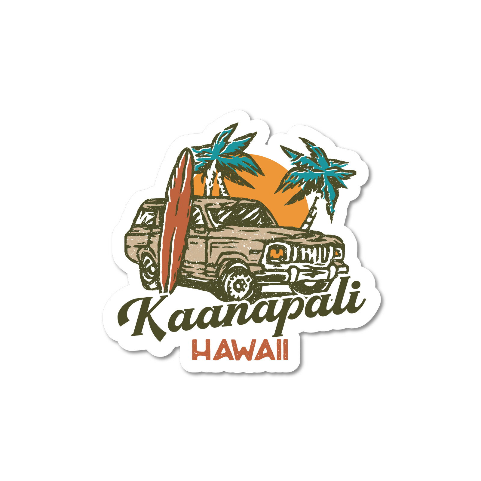 ステッカーパック(STICKER PACK) カアナパリSUV アウトドア ステッカー 耐水・紫外線に強い