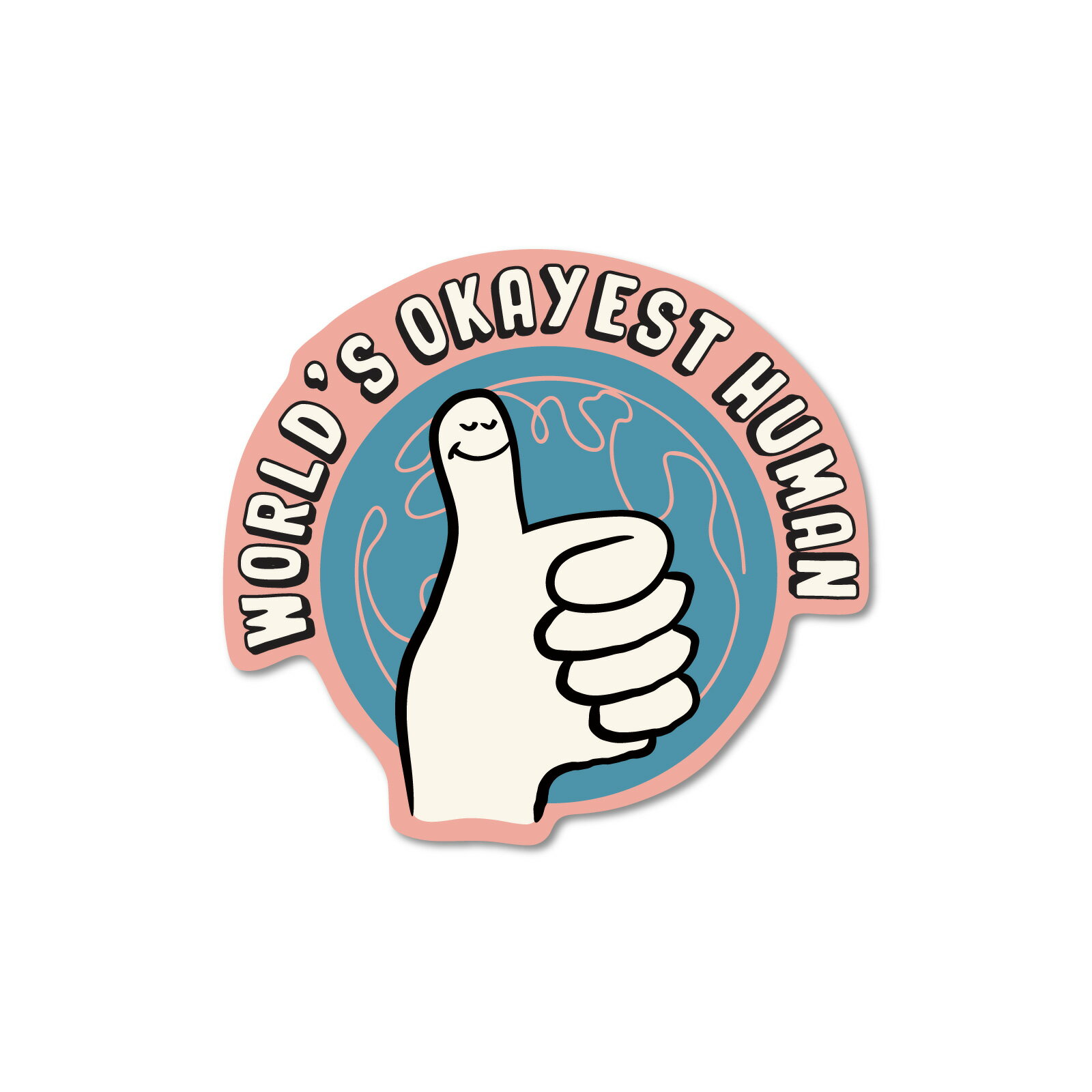 Rakuten - ステッカーパック(STICKER PACK) グッドサイン メッセージ ステッカー 耐水・紫外線に強い