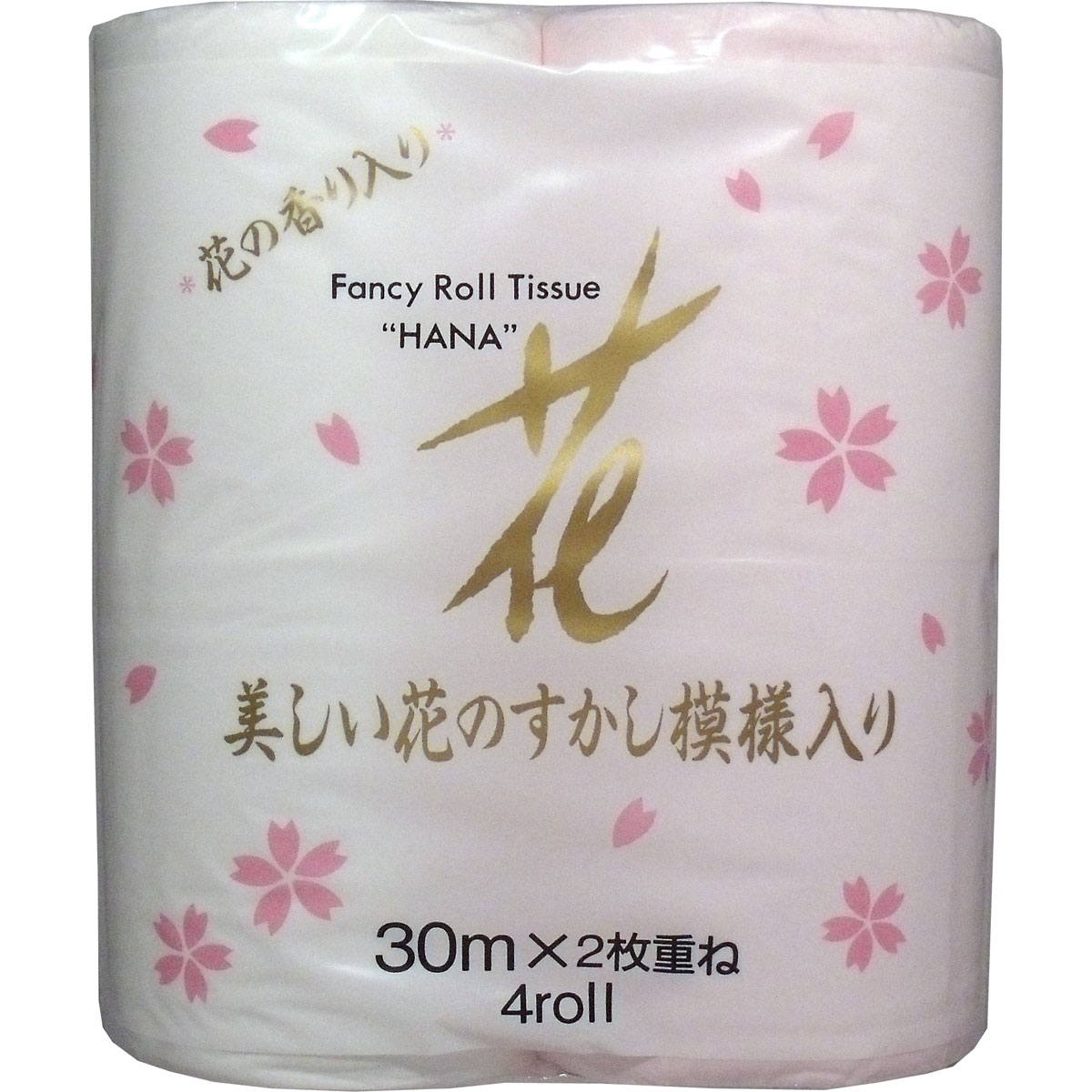 【3点でポイント10倍！要エントリー】 花ゴールド トイレットペーパー 30m2枚重ねX4ロール入