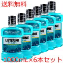 【3点でポイント10倍！要エントリー】 J＆J 薬用リステリン クールミント 1000mL 6本セット