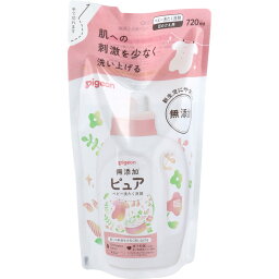 【エントリーでポイント5倍】 ピジョン無添加ピュア ベビー洗たく洗剤 詰替用 720mL