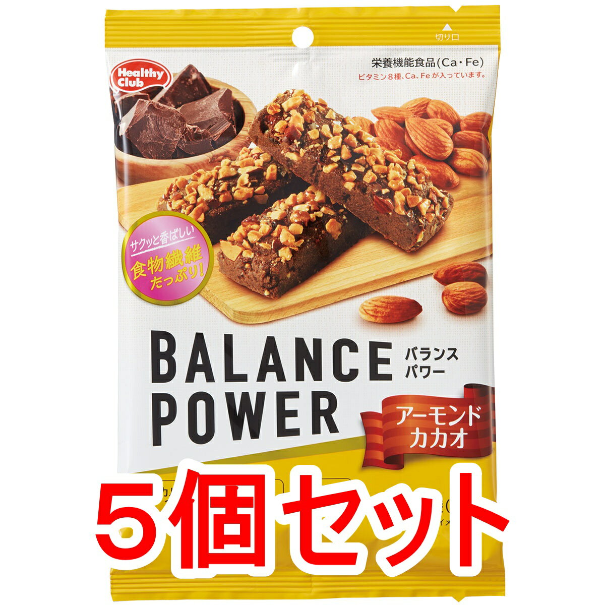 【エントリーでポイント5倍】 ※バランスパワー アーモンドカカオ味 袋入 6袋(12本)入×5個セット