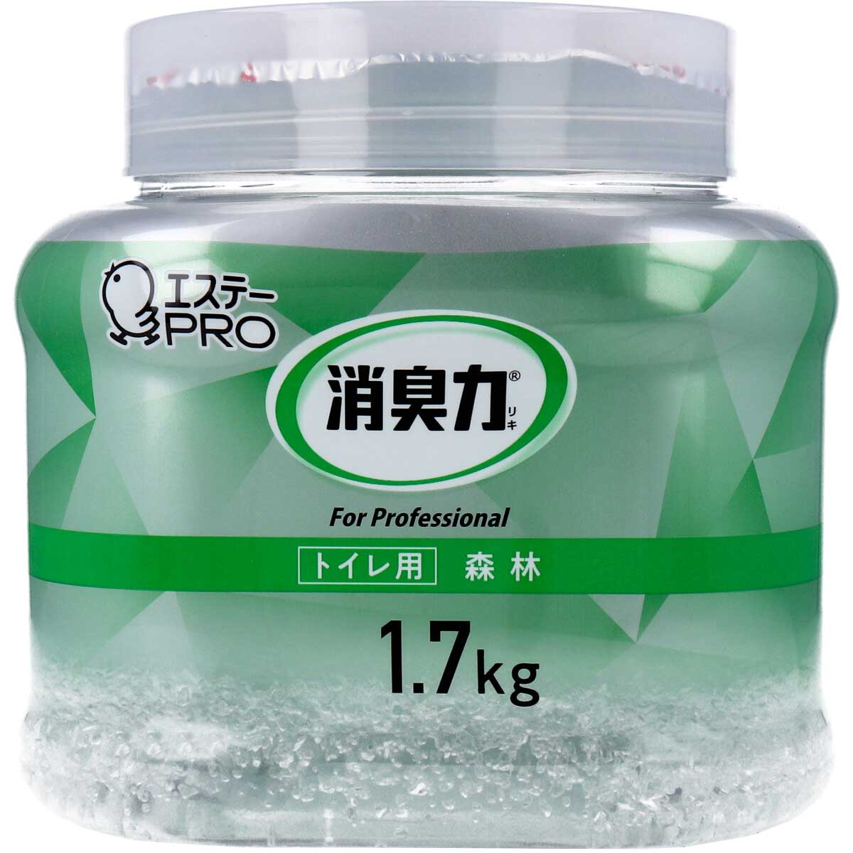 【訳あり】 消臭力 業務用 クラッシュゲルタイプ トイレ用 本体 森林 1.7kg