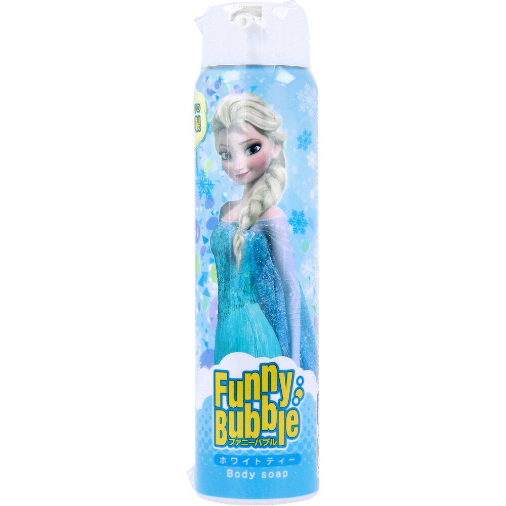 【エントリーでポイント10倍】 ファニーバブル ディズニー アナと雪の女王 エルサ ボディーソープ ホワイトティー 100g