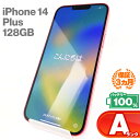 iPhone14 Plus 128GB 本体 レッド バッテリー最大容量100% SIMロック解除 SIMフリー NQ4F3J/A 中古 スマホ iPhone スマートフォン Apple アップル KW