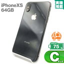 安心の1年保証!iPhone Xs 64GB スペースグレイ 中古 スマホ 中古iphone 中古スマホ スマートフォン 本体 iPhoneXs 中古Cランク ...