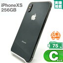 安心の1年保証!iPhone Xs 256GB スペースグレイ 本体 中古 スマホ 中古スマホ 中古iPhone iPhoneXs 中古Cランク バッテリー最大...