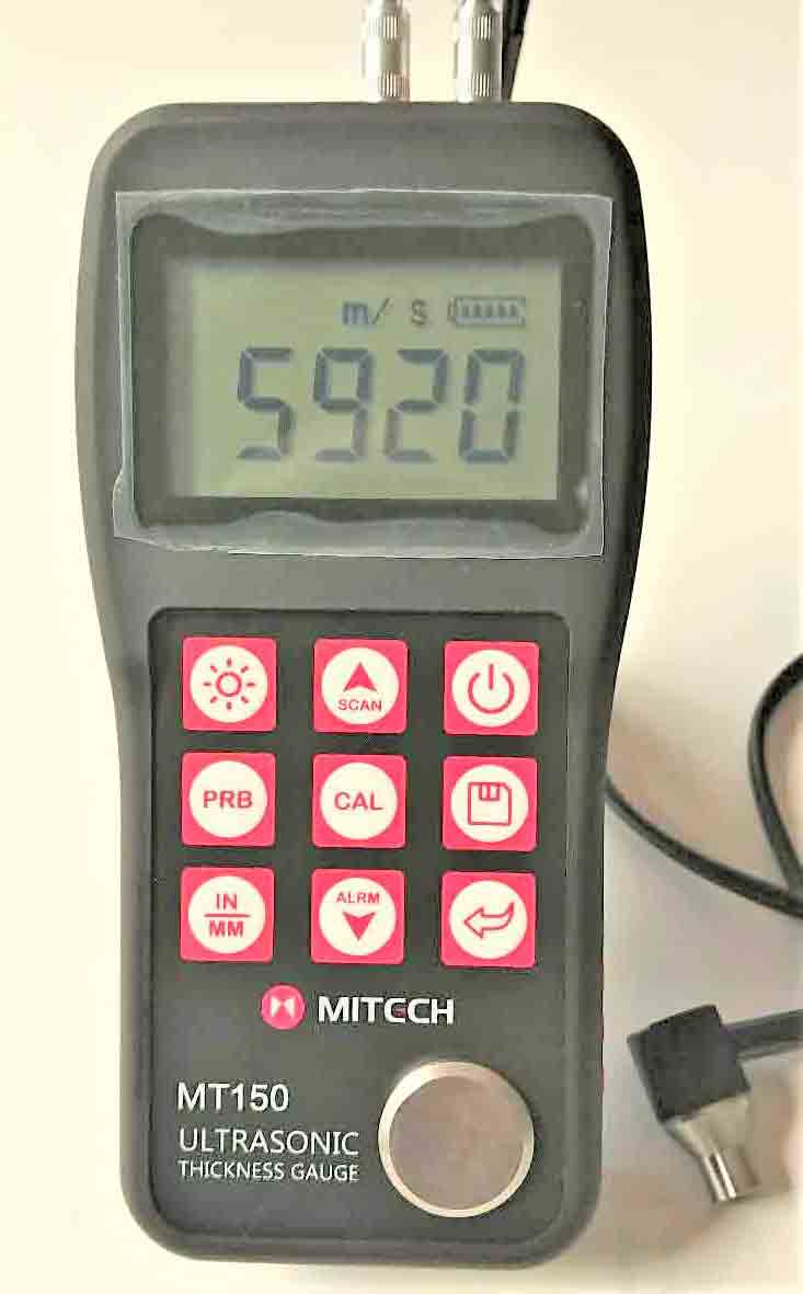 【送料無料】超音波厚さ計MT-150+7MHzプローブ