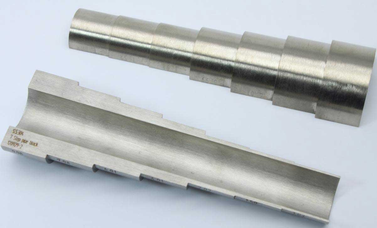 樂天商城 - 送料無料 SUS304製パイプ厚さ測定用階段試験片1.0mm−10.0mm7段