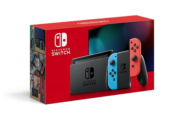 新型 Nintendo Switch ニンテンドースイッチ 本体 Joy-Con (L) ネオンブルー/ (R) ネオンレッド 任天堂 [ラッピング対応可]