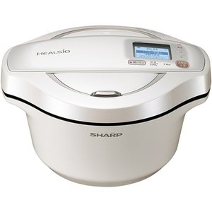 シャープ KN-HW24F-W 水なし自動調理鍋 HEALSIO（ヘルシオ） ホットクック 2.4L ホワイト系 R-LOGI