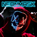 \最大22倍!超ポイントバック祭 13日 10:00〜/LEDマスク ハロウィン コスプレ 仮面 仮装 メンズ 大人 ダンス マスク LED halloween...