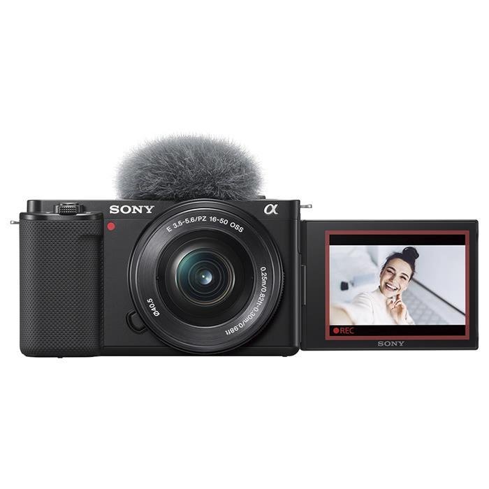 ソニー SONY VLOGCAM ZV-E10L パワーズームレンズキット ミラーレス一眼カメラ ブラック 【ラッピング対応可】