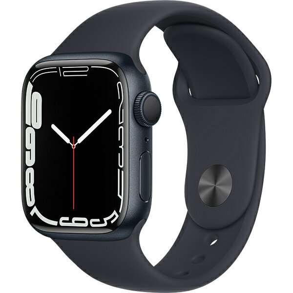【訳あり】Apple Watch Series 7（GPSモデル）41mmミッドナイトアルミニウムケースとミッドナイトスポーツバンド レギュラー MKMX3J-A[ラッピング不可]