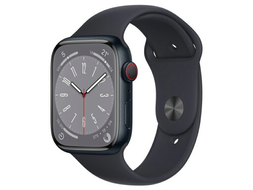 アップル Apple Watch Series 8 GPS+Cellular 45mm MNK43J ミッドナイトスポーツバンド 【ラッピング対応可】 アップル Apple Watch Series 8 GPS+Cellular 45mm MNK43J ミッドナイトスポーツバンド 【ラッピング対応可】