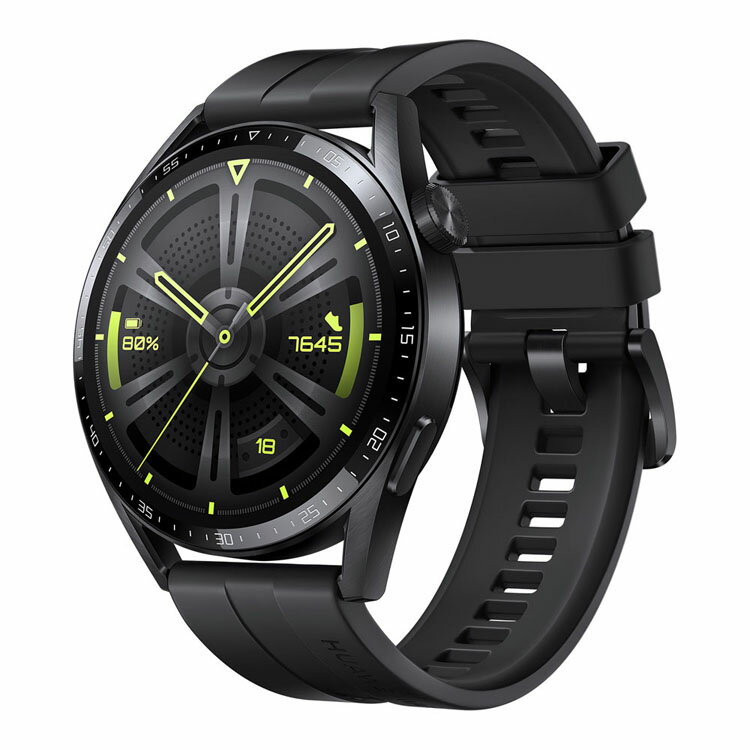 HUAWEI ファーウェイ スマートウォッチ HUAWEI WATCH GT 3 46mm スポーツモデル Black ブラック【ラッピング対応可】 R-LOGI