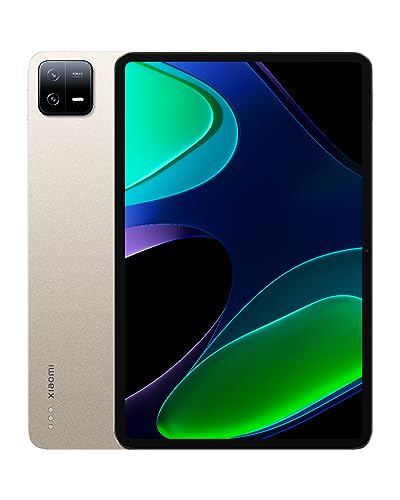 Xiaomi Pad 6 タブレット 6GB 128GB Wi-Fi 11インチ 8840mAh 大容量バッテリー 33W急速充電 軽量ボディ シャンパンゴールド 【ラッピング対応可】